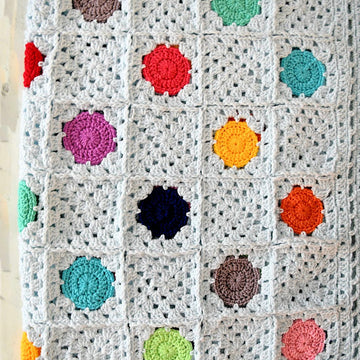 Confetti Dots Granny Blanket