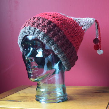 Red Velvet Square Hat