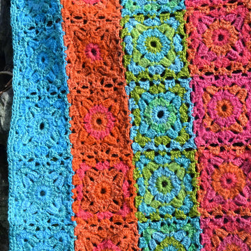Queenies Square Crochet Blanket