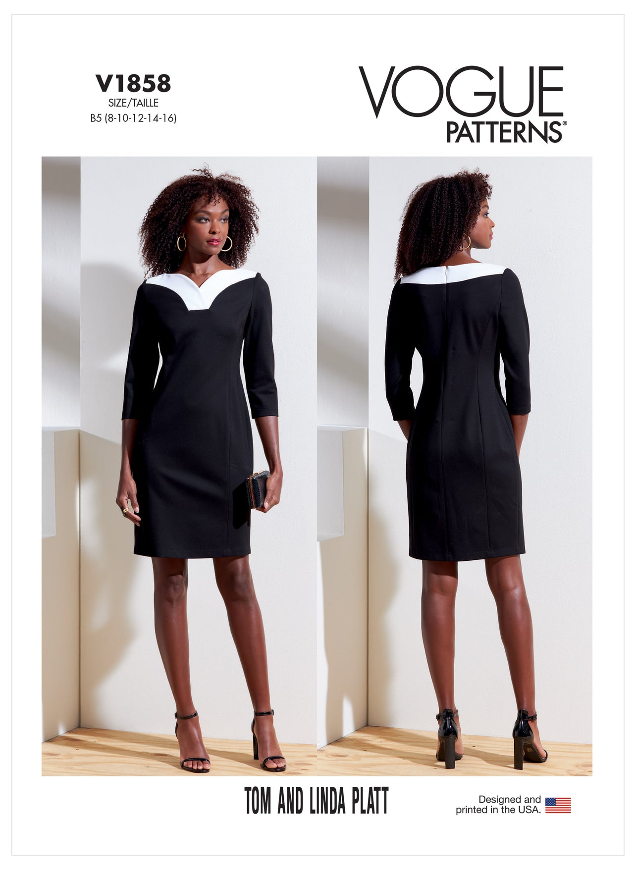 Vogue Misses' and Misses' Petite Dress V1858 - Sewing Pattern