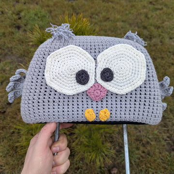 Pattern: Owl Car Headrest Cover English-US