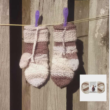 Wild Island Textured Mittens