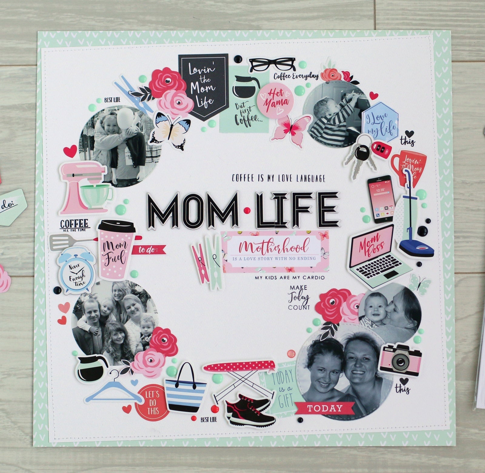 Echo Park Paper Echo Park Collection Kit 12"X12" - I Am Mom