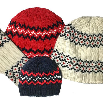Mild Winter Hat and Mitts Set