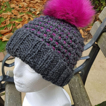 Blackberry Bobble Hat