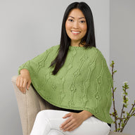 930 Citron - Poncho Knitting Pattern for Women in Valley Yarns Goshen