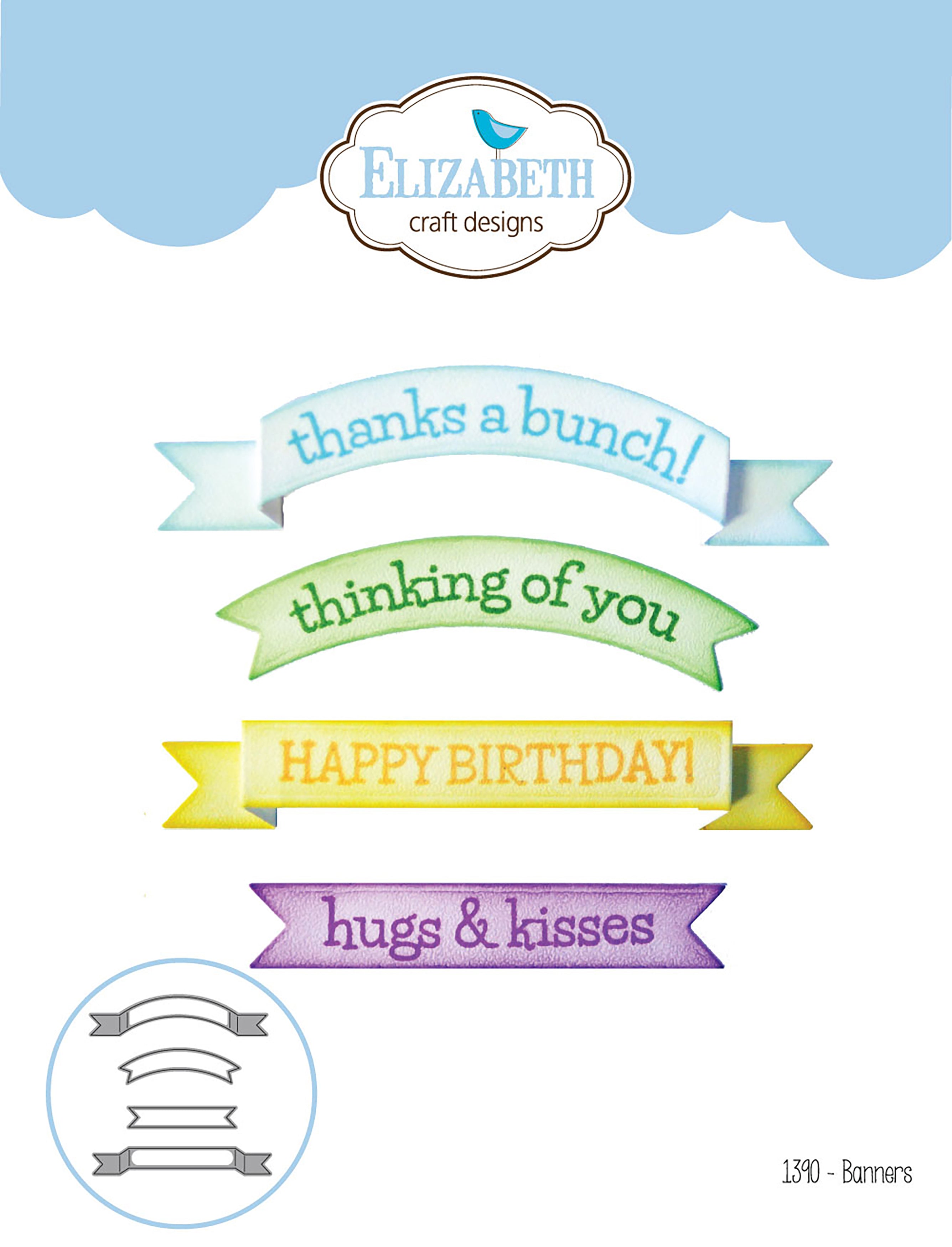 Elizabeth Craft Designs Elizabeth Craft Metal Die - Banners