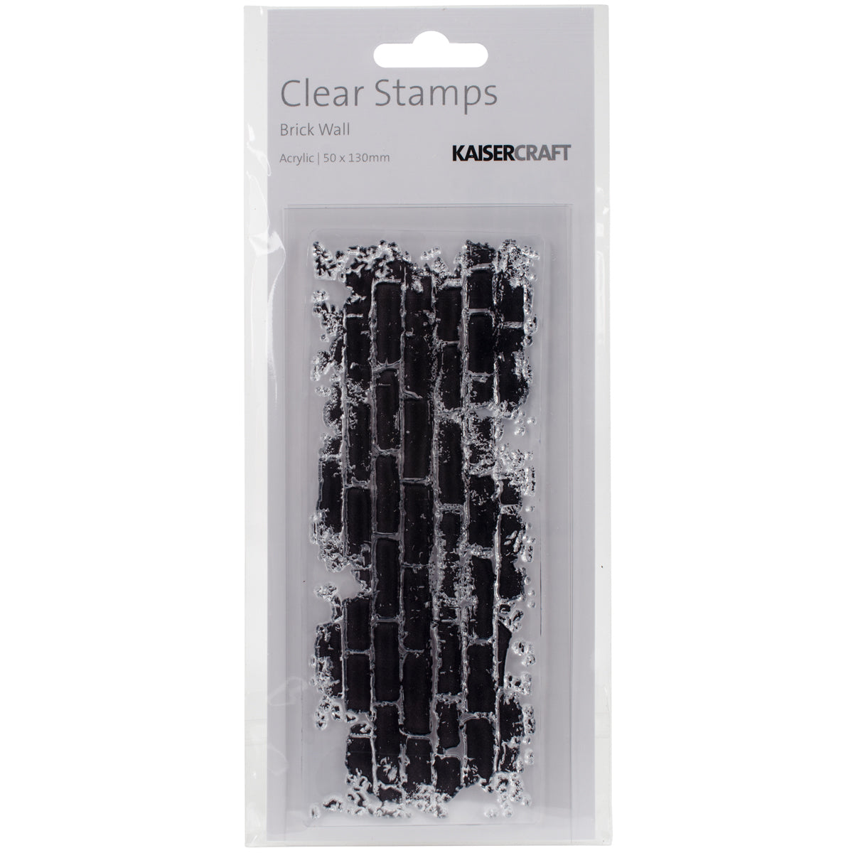 Kaisercraft Texture Clear Stamps 2"X5" - Brick Wall