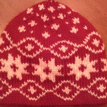 Reversible Winter Star Hat