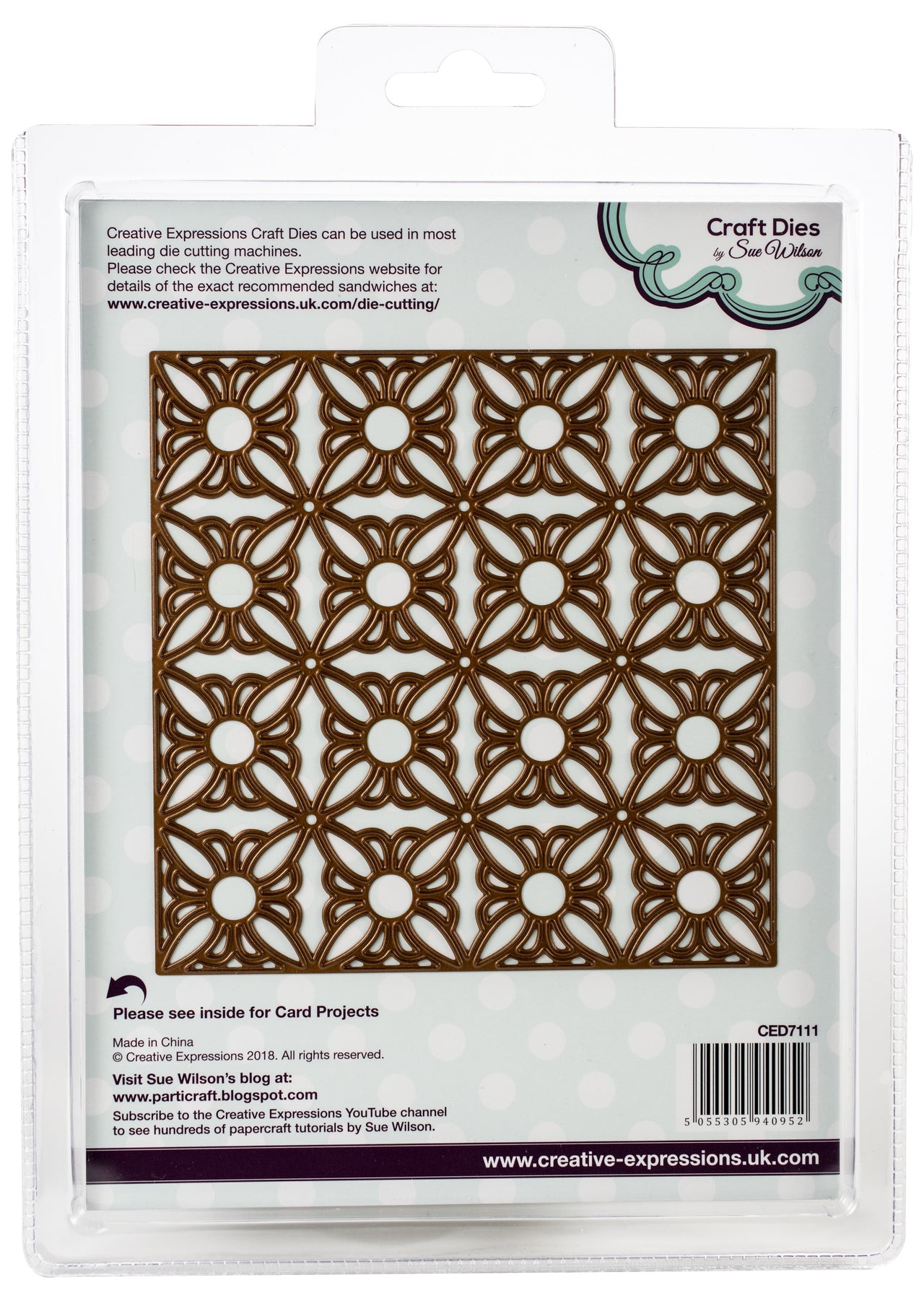 Creative Expressions Craft Dies By Sue Wilson - Background Collection-Celtic Squares