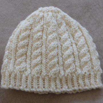 Sammy - babies cabled hat