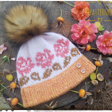 Autumn Rose beanie