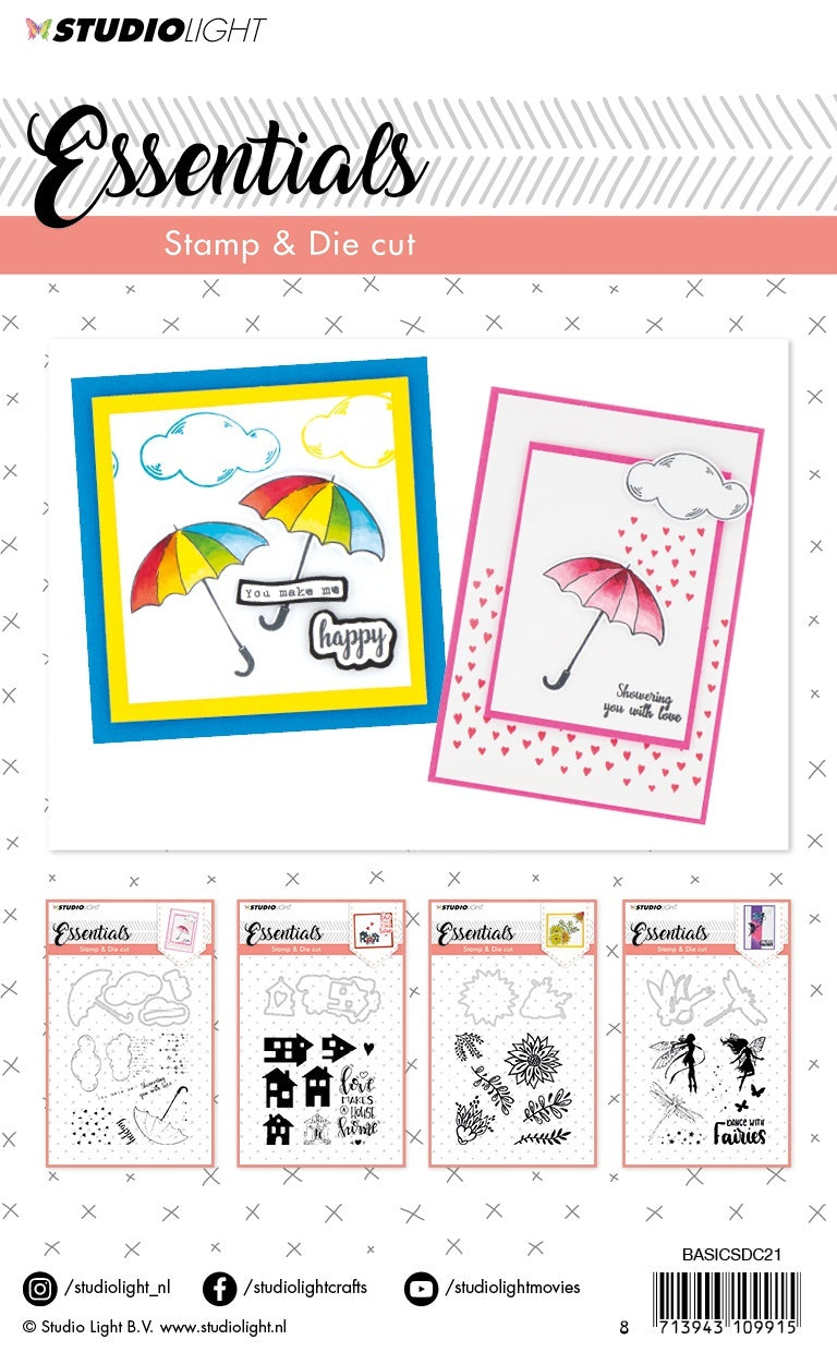 Studio Light Essentials Stamp & Die Set - 588022