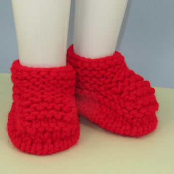 Super Chunky Simple Garter Stitch Slippers
