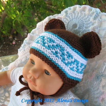 Beanie & Ear Flap Hats with Bear Ears