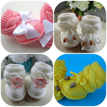 Knitted Baby Booties Knit Pattern Emily