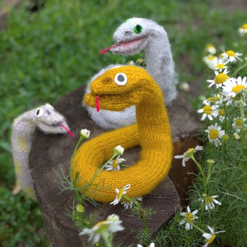 Snake Toy Knitting Pattern
