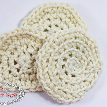 Facial Scrub and Cotton Pads