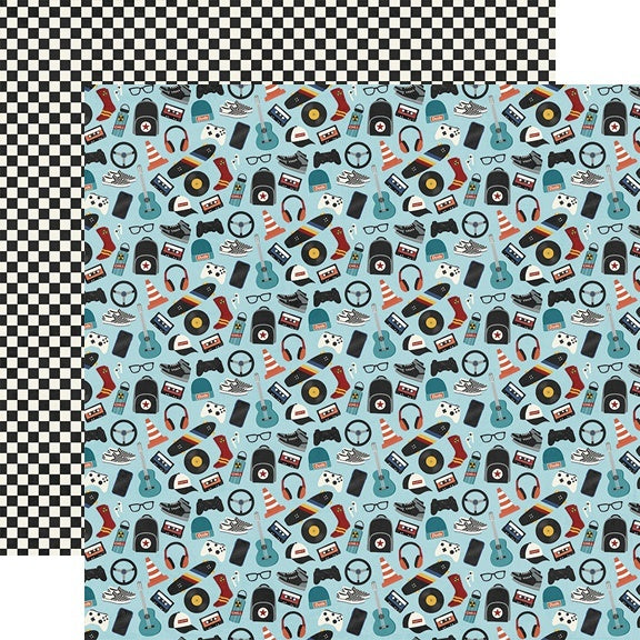 Simple Stories Bro & Co. Double-Sided Cardstock 12"X12" 25/Pkg - Killin' It!