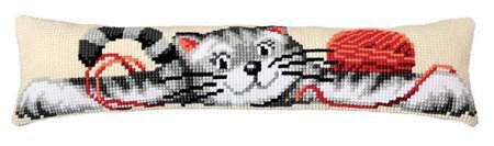 Vervaco Playful Cat Chunky Cross Stitch Kit - 80cm x 20cm