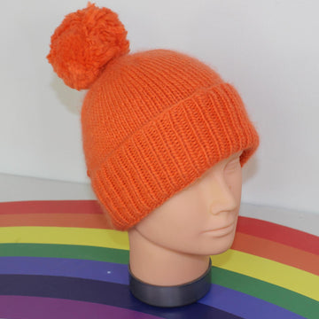 Toddler & Child Simple Aran Bobble Beanie Hat