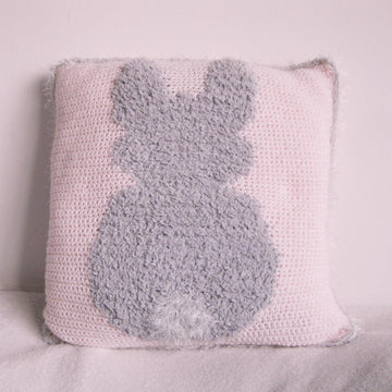 Fluffy Bunny Cushion Cover