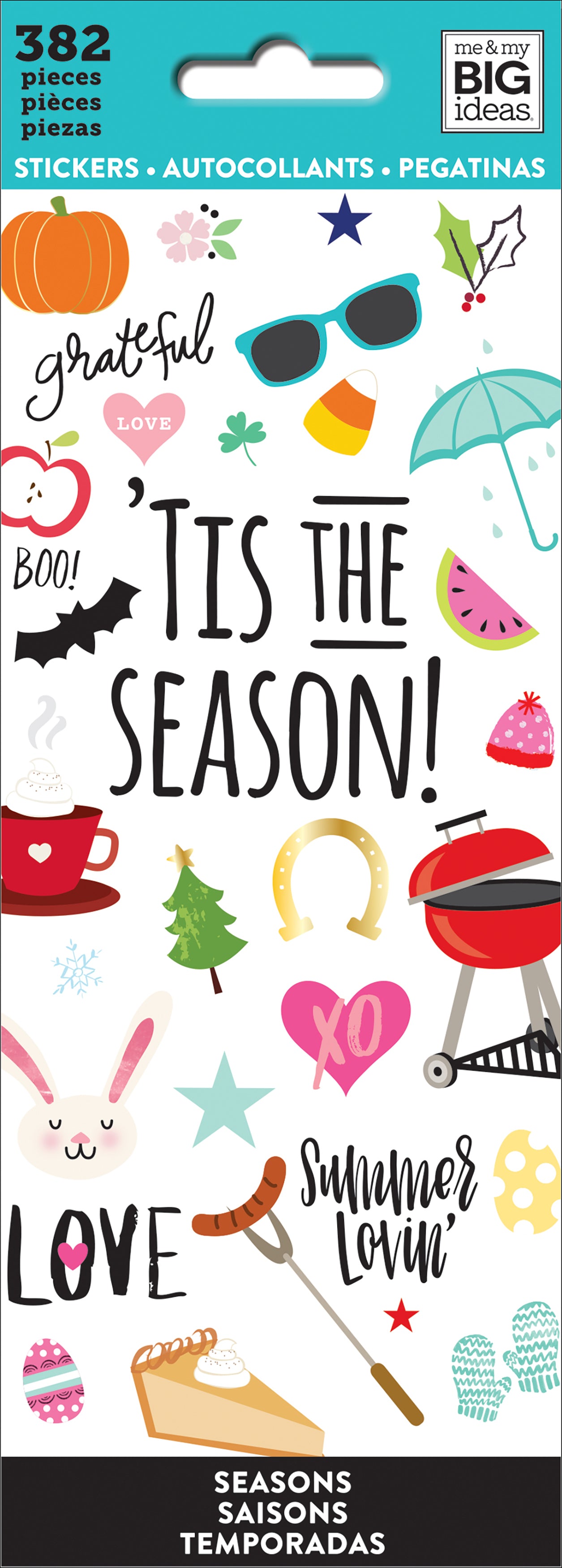Me & My Big Ideas Stickers - Tis The Season, 382/Pkg