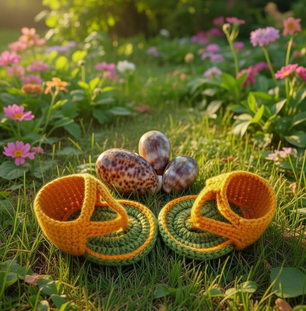Crochet Baby Sandals – Easy Boho Booties Pattern with Video & PDF