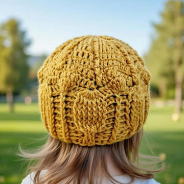 A crochet hat