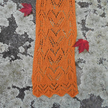 Fall Foliage Lace Scarf