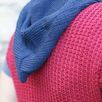 BERGI RUSTIC CARDIGAN VEST in cotton for men