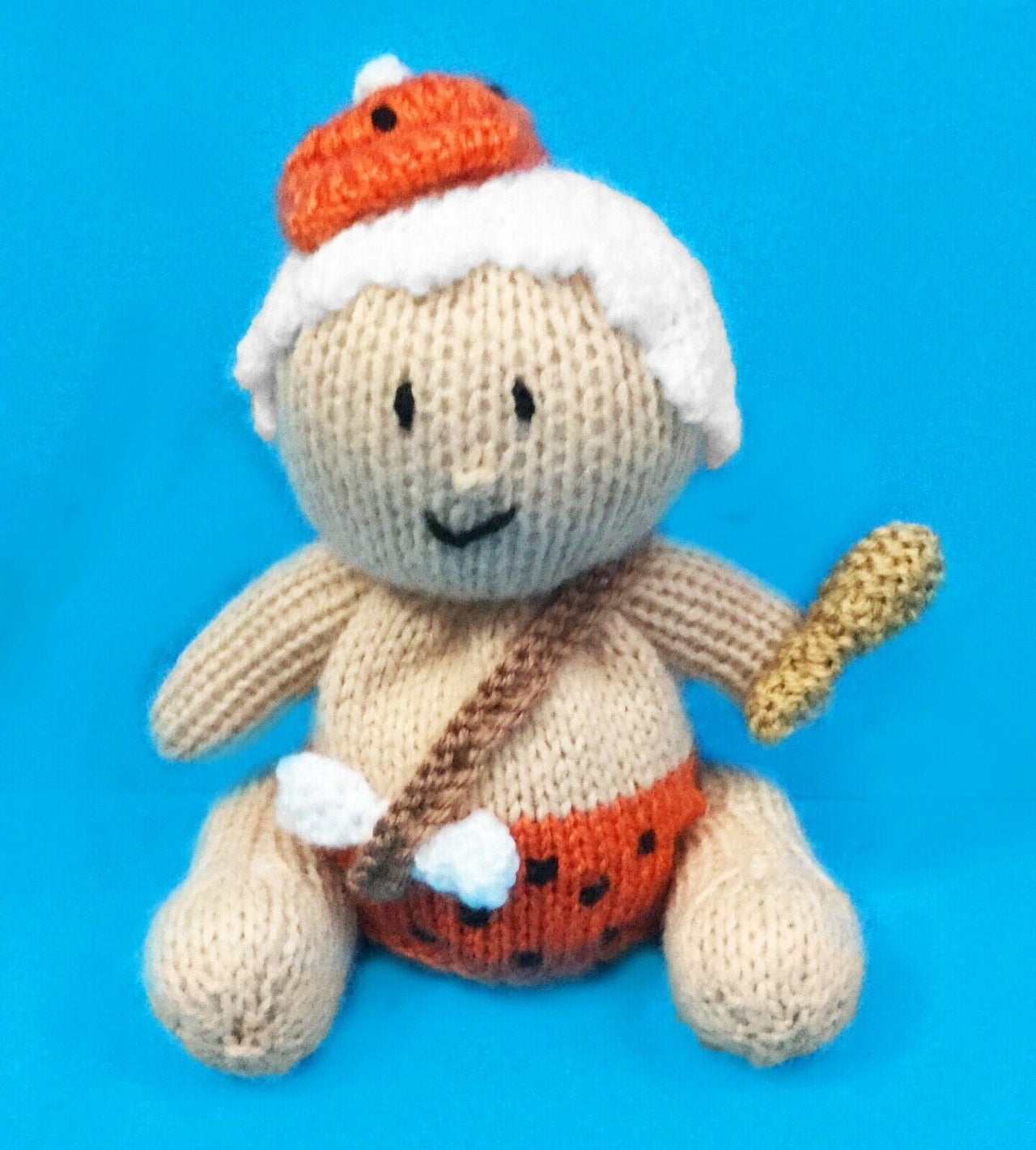 Bam Bam Rubble (Flintstones) orange cover / toy