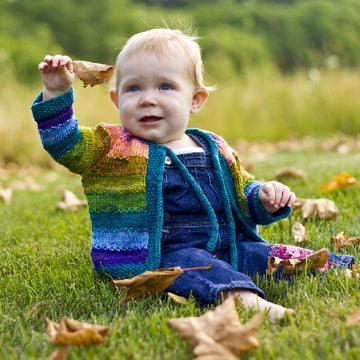 Tulips, A Colorful Cardigan for Baby