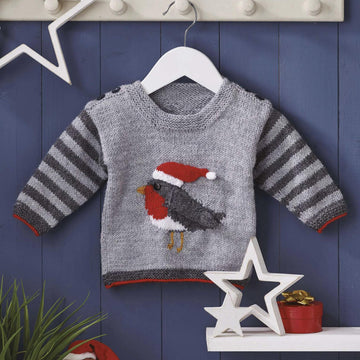 Rockin Robin Baby Sweater