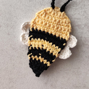Crochet Bee Applique