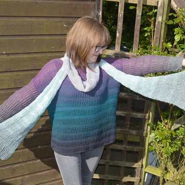 Up Down Whirl Around Sweater Scarf and Cowl