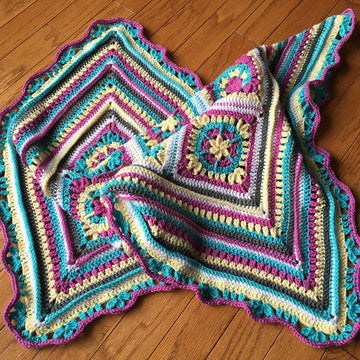 Petals and Ridges Blanket