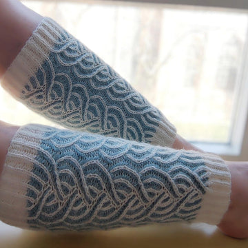 Cloud in the Sky Leg Warmers