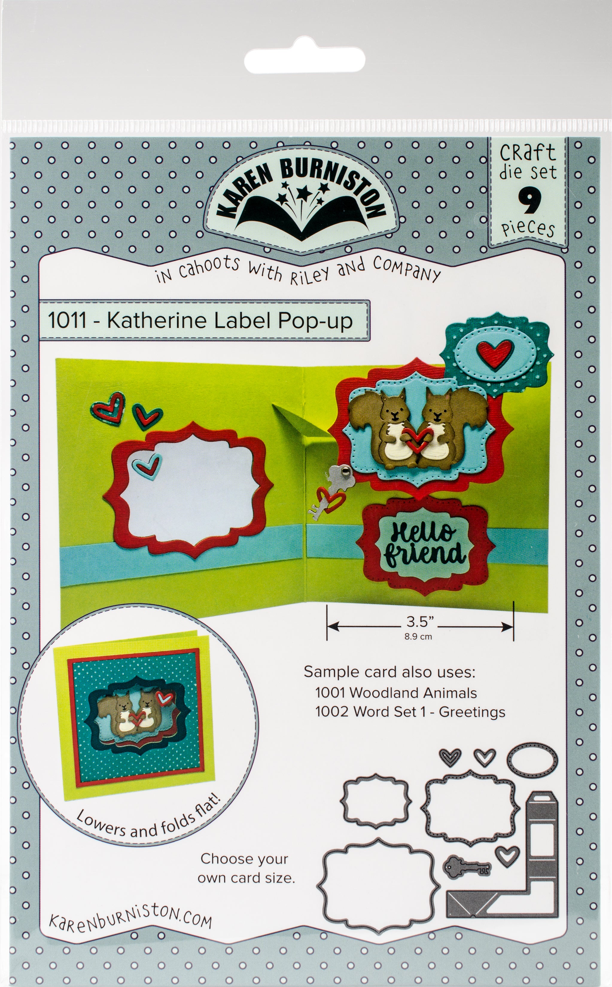 KB Riley Karen Burniston Dies - Katherine Label Pop-Up