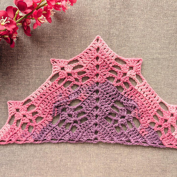 Triangle Crochet Shawl #54