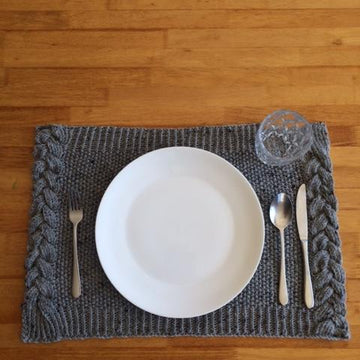 Cabled Seed Placemat