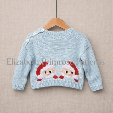Double Peekaboo Santa Jumper P40