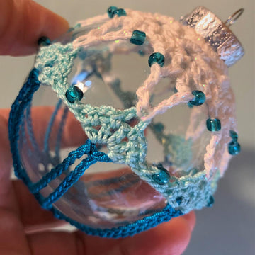 Dazzle Teal Ornament