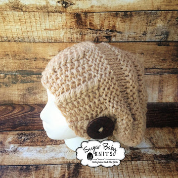 Cabled Behive Hat