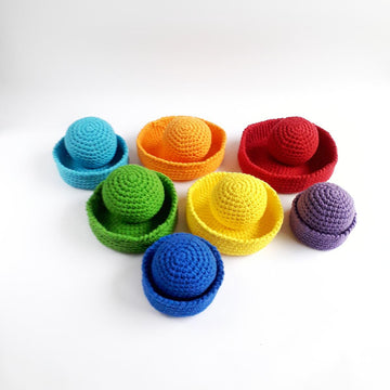 Rainbow Nested Baskets