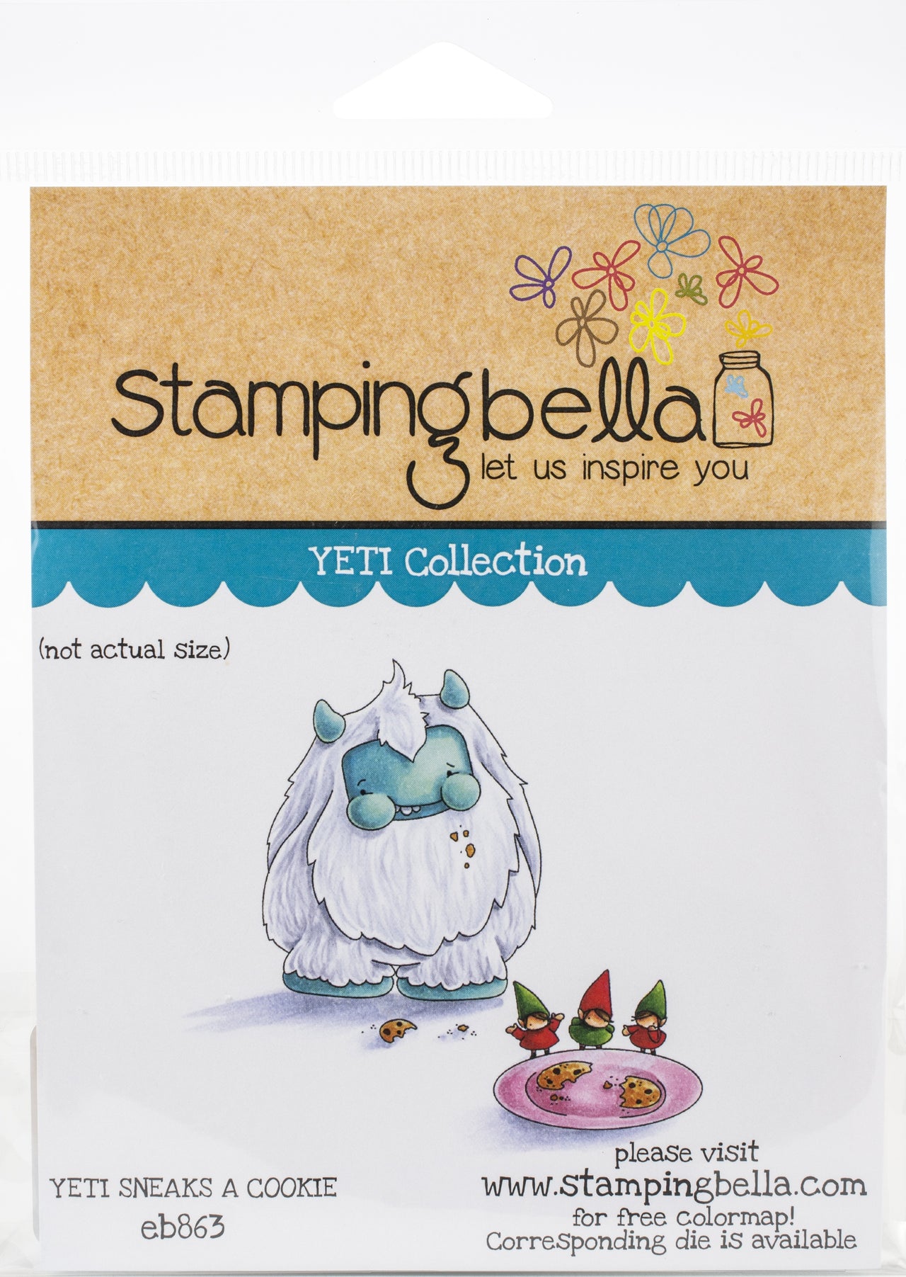 Stamping Bella Cling Stamps - Yeti Sneaks A Cookie