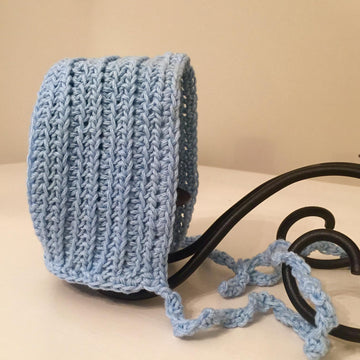 Ribbed Vintage Baby Bonnet