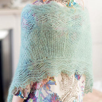 Angel Wings - lace mohair stole