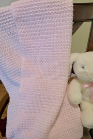 Sweet Beginnings Baby Blanket Crochet Pattern - Lion Brand Baby Soft (DK) - Beginner Friendly