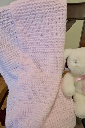 Sweet Beginnings Baby Blanket Crochet Pattern - Lion Brand Baby Soft (DK) - Beginner Friendly